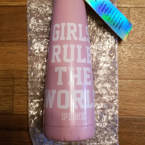NEW PINK SWELL WATER BOTTLE . STAINLESS STEEL/SILICONE. HOLDS 23 OUNCES. - Picture 2 of 9